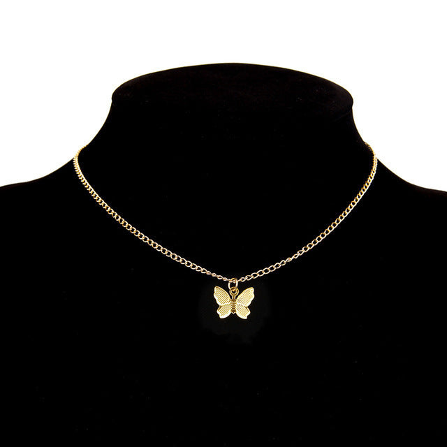 Collier pendentif papillon – Élégance discrète au quotidien