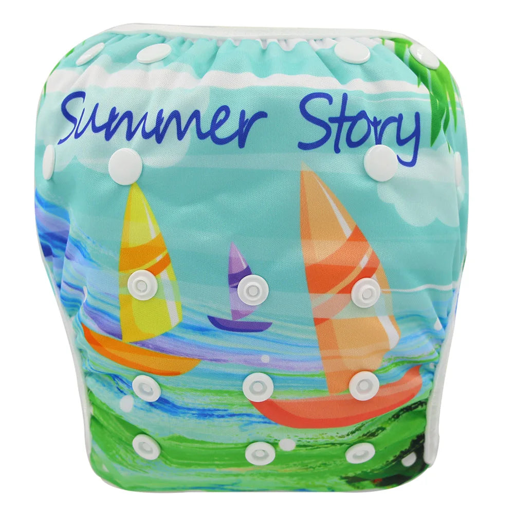 Swimming Diapers For Infants Baby Cloth Diaper Swimsuit Baby Swim Suit Children Swimwear Swimming Trunks For Girls Baby Badpak