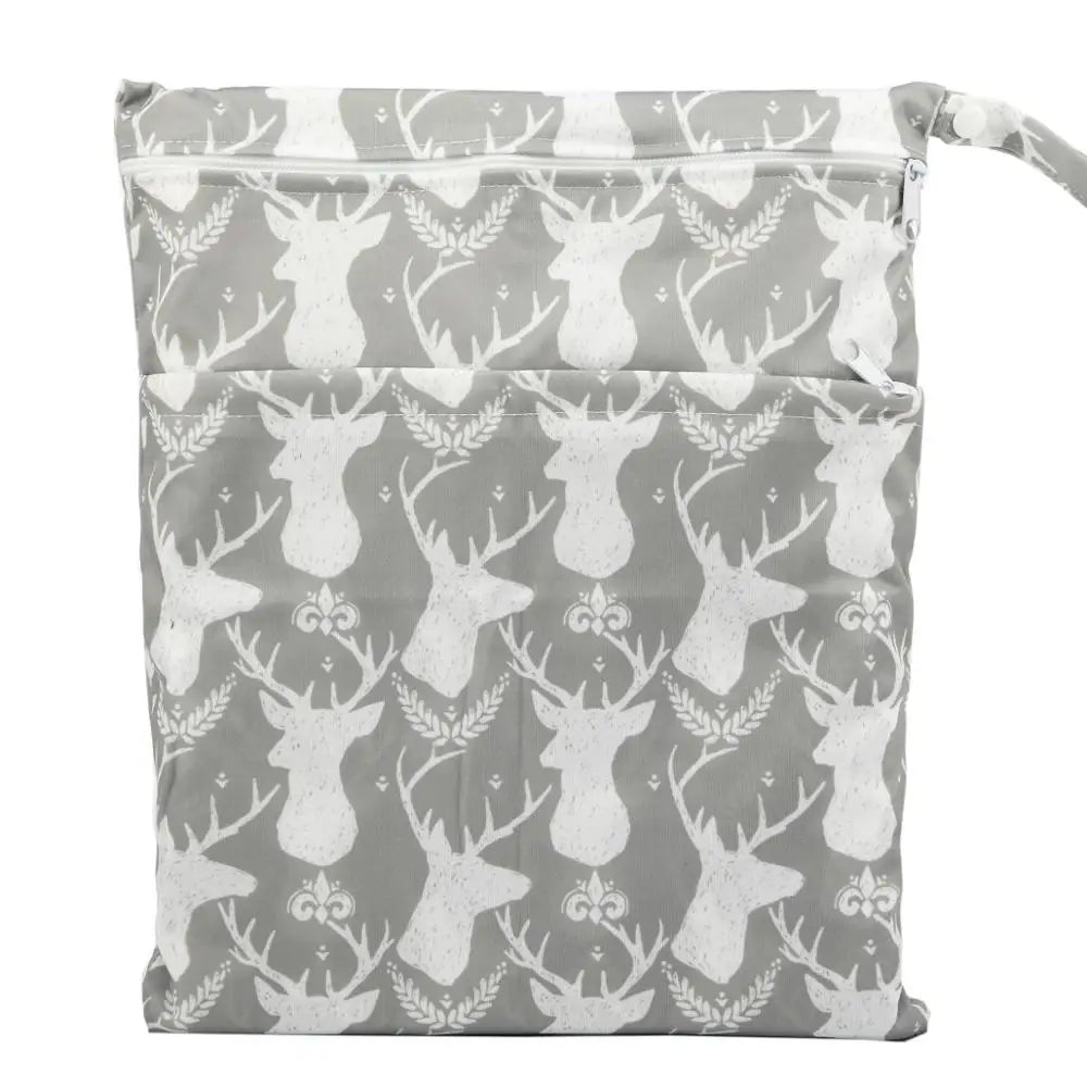 Sac imperméable bébé – Double poche, réutilisable et stylé