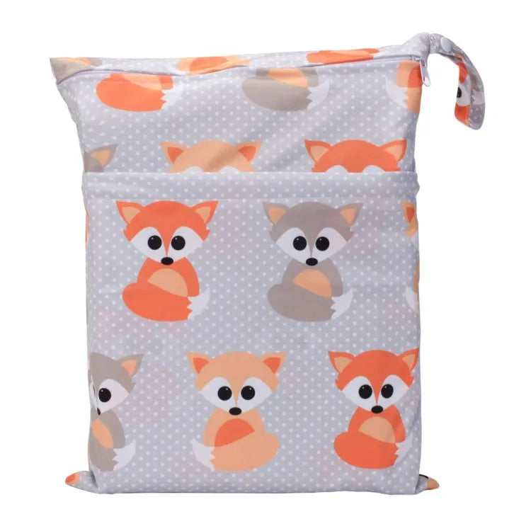 Sac imperméable bébé – Double poche, réutilisable et stylé