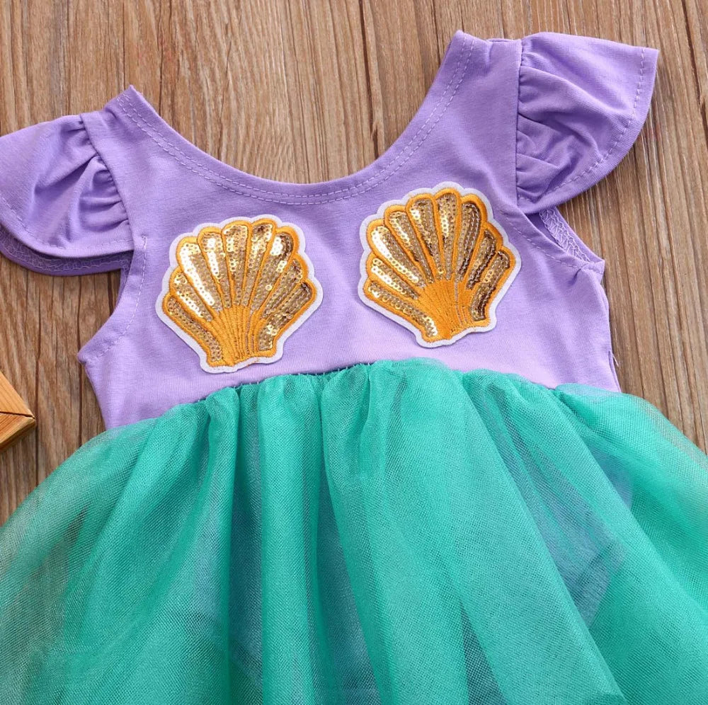 Robe bébé fille 0-18 mois – Style féerique et coupe boule adorable