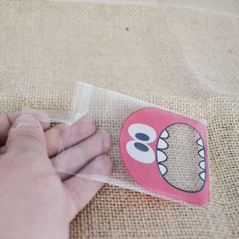 Sachets cadeaux monstres – 50/100 pcs, parfaits pour fêtes et anniversaires
