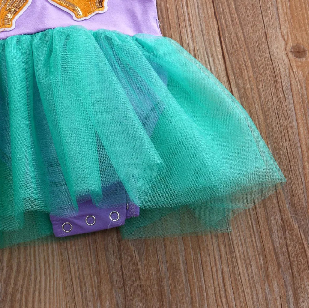 Robe bébé fille 0-18 mois – Style féerique et coupe boule adorable