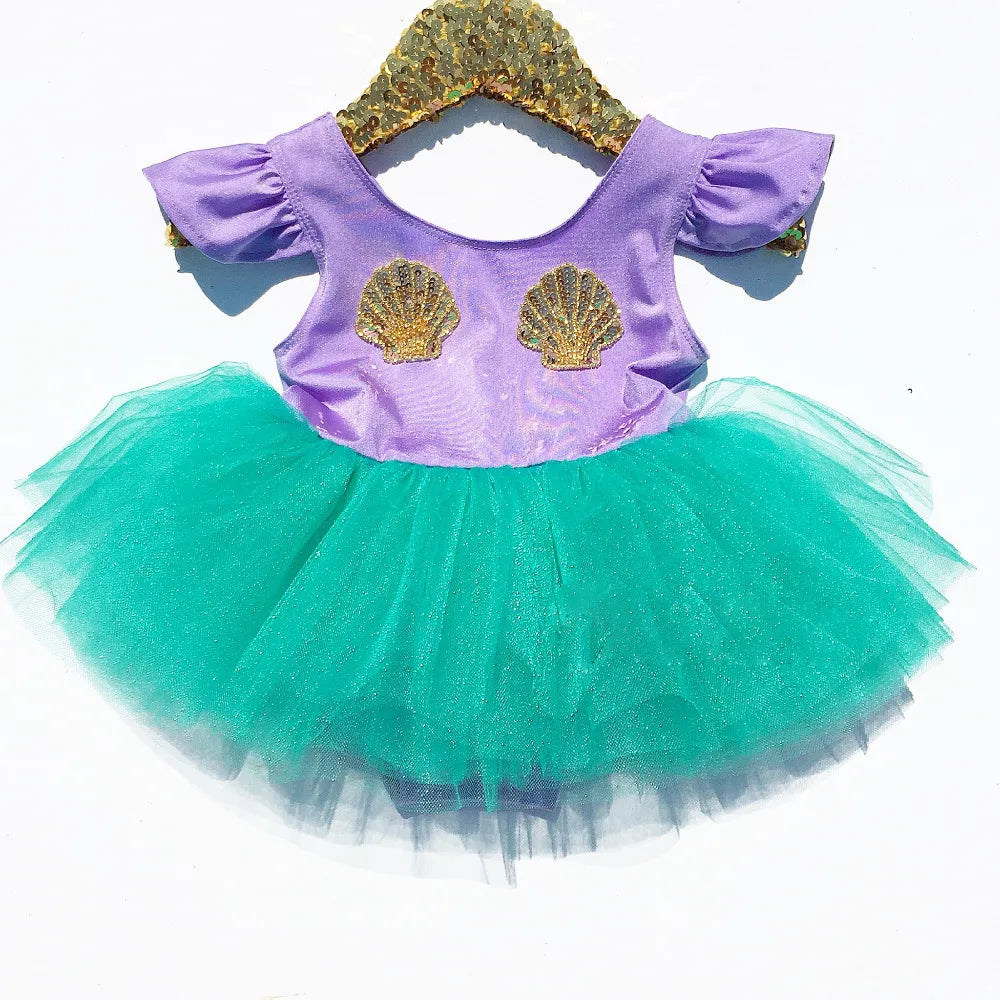 Robe bébé fille 0-18 mois – Style féerique et coupe boule adorable