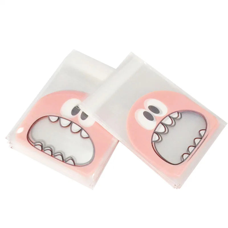 Sachets cadeaux monstres – 50/100 pcs, parfaits pour fêtes et anniversaires