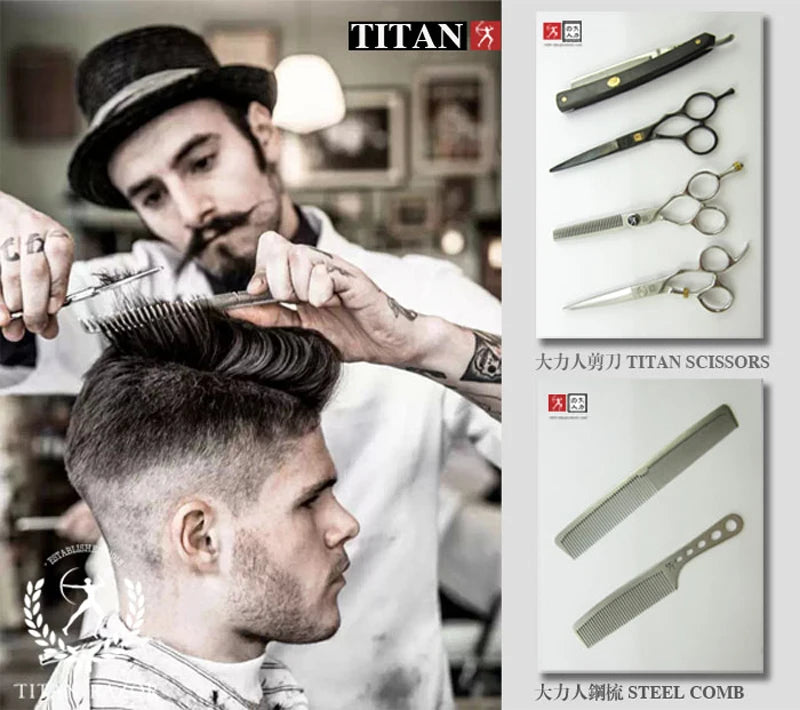 Ciseaux de coiffure Titan 3D – Précision pro pour salon ou usage perso