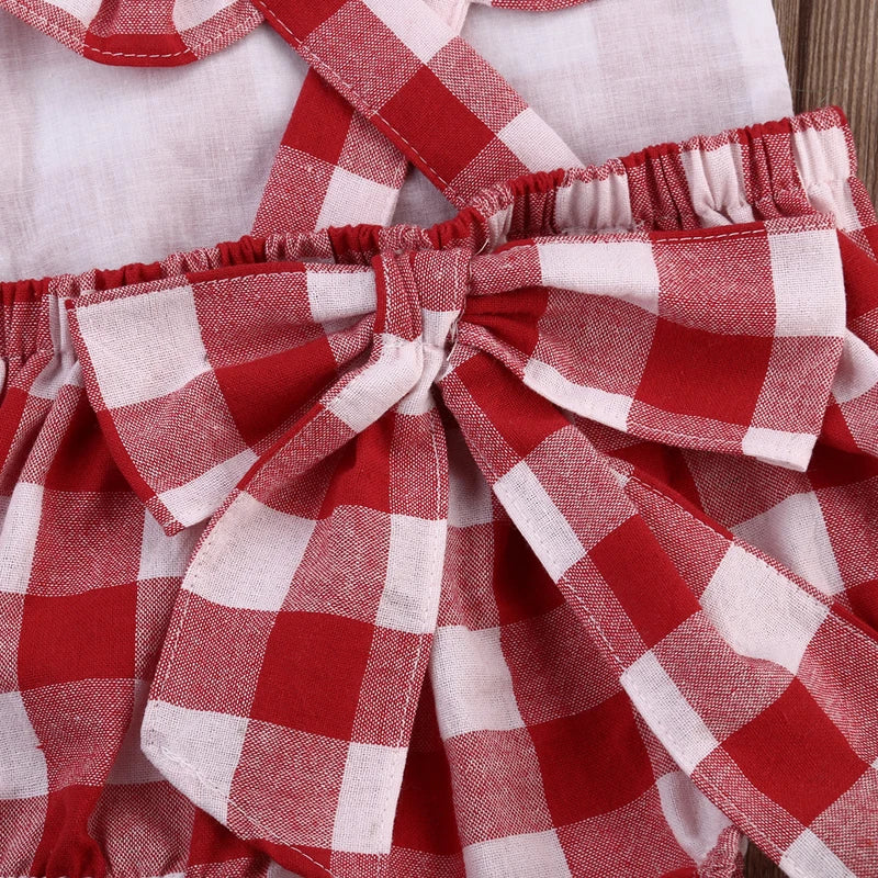 Combinaison bébé fille 2 pièces – Coton doux avec nœud élégant