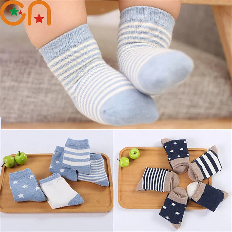 Lot de 5 paires de chaussettes enfants – Douces, chaudes et pleines de style
