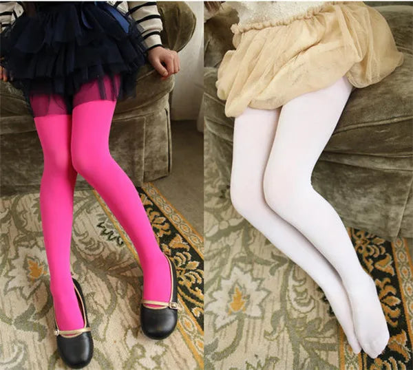 Collants bébé et enfant velours (x10) – Confort et style pour les petites princesses