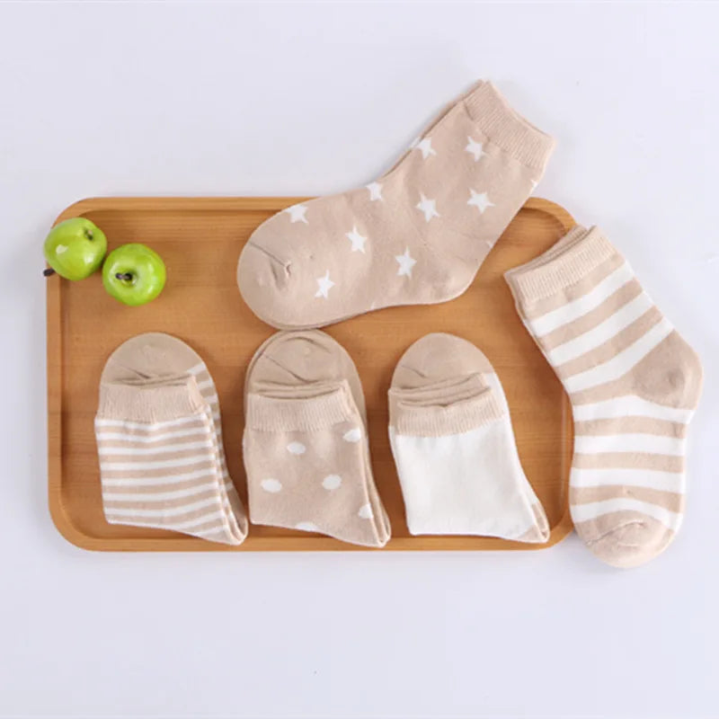 Lot de 5 paires de chaussettes enfants – Douces, chaudes et pleines de style