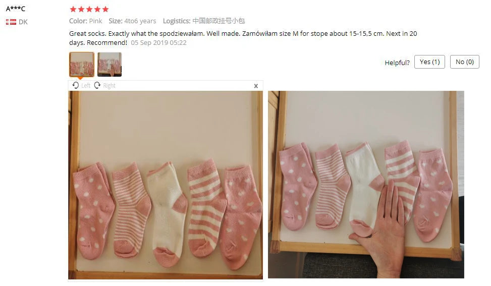 Lot de 5 paires de chaussettes enfants – Douces, chaudes et pleines de style
