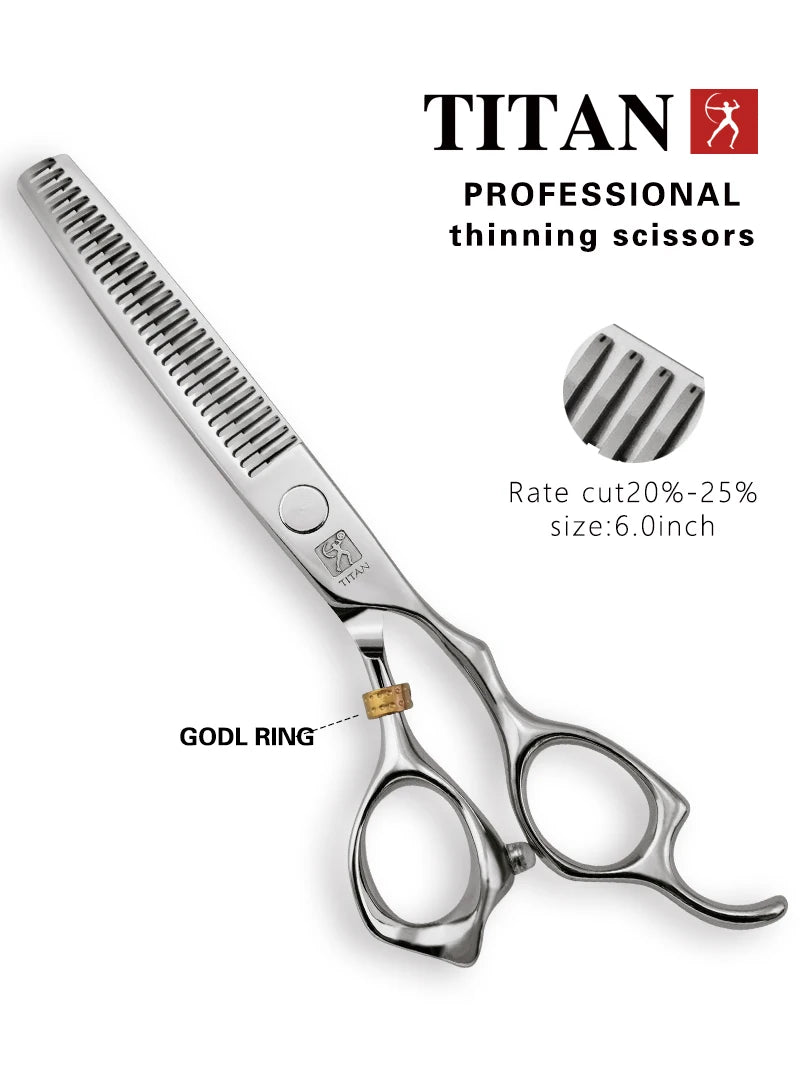 Ciseaux de coiffure Titan 3D – Précision pro pour salon ou usage perso