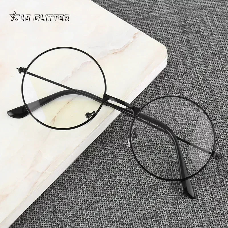 Lunettes rondes rétro – Ultra-légères et anti-lumière bleue