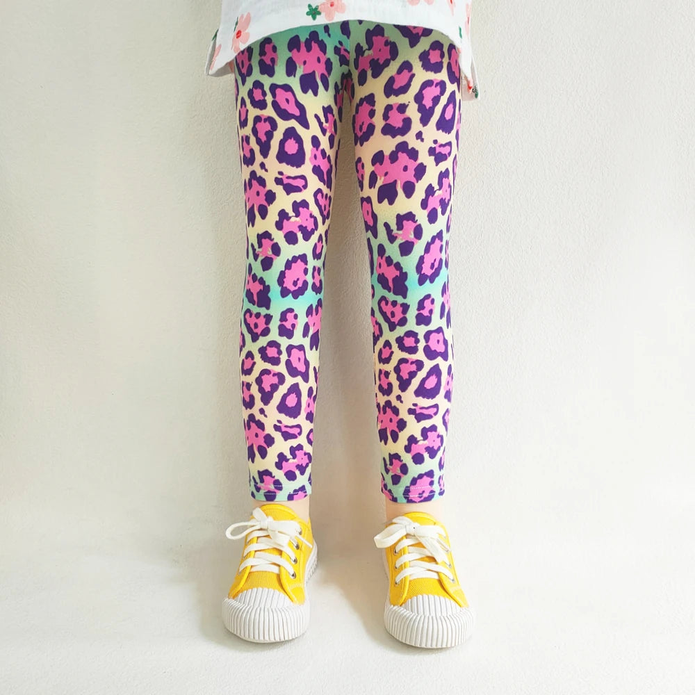 Pantalon skinny enfant – Style floral pour bouger avec légèreté