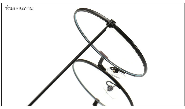 Lunettes rondes rétro – Ultra-légères et anti-lumière bleue