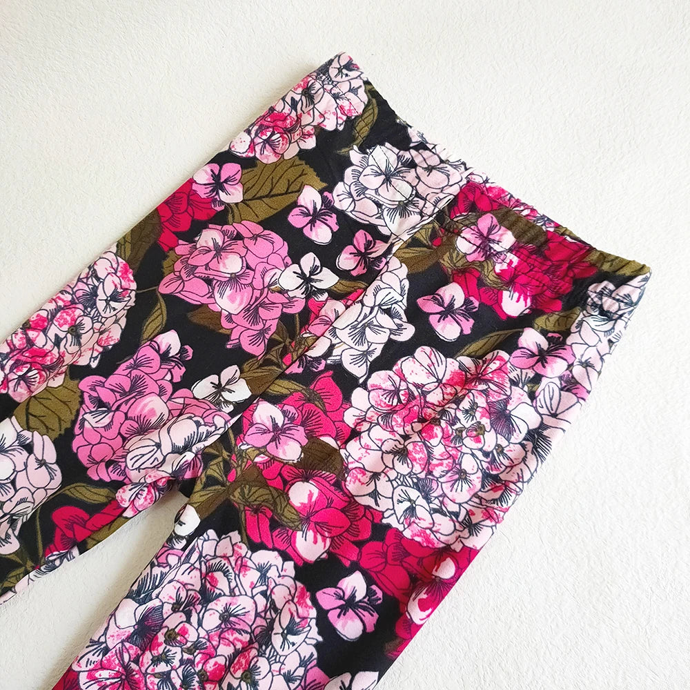Pantalon skinny enfant – Style floral pour bouger avec légèreté