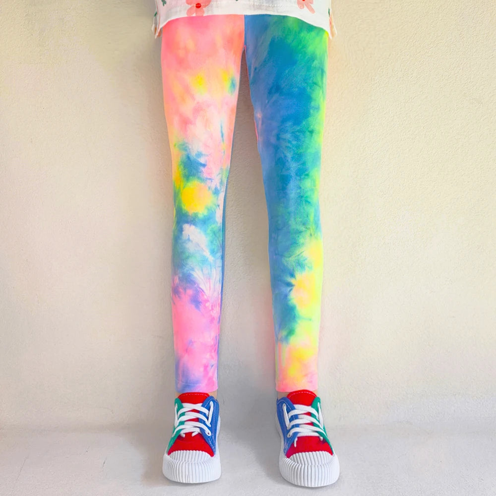 Pantalon skinny enfant – Style floral pour bouger avec légèreté