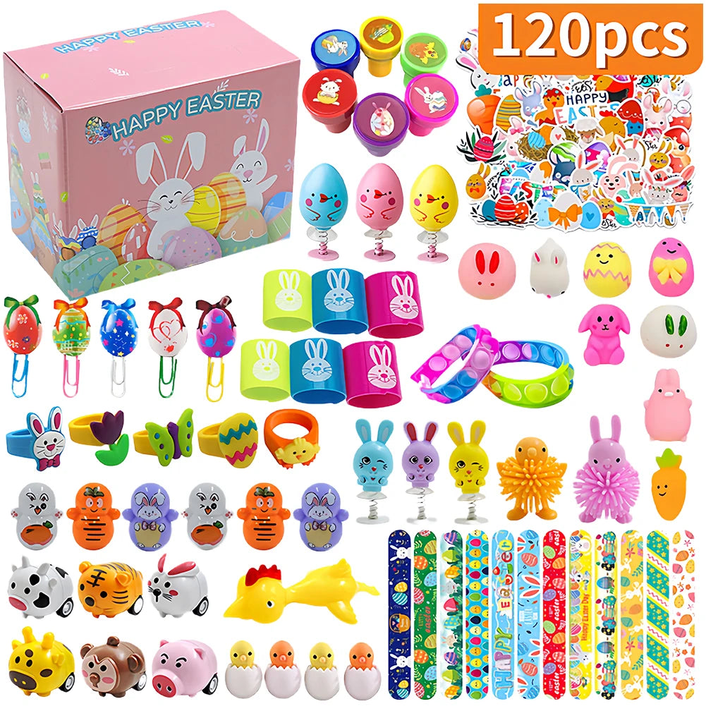 Œufs de Pâques surprises – Remplis de jouets anti-stress pour enfants