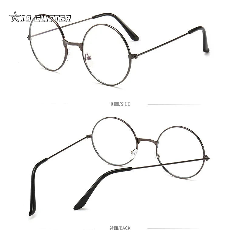 Lunettes rondes rétro – Ultra-légères et anti-lumière bleue