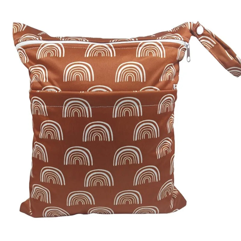 Sac imperméable bébé – Double poche, réutilisable et stylé
