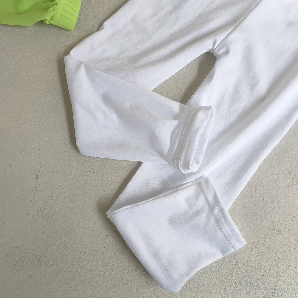 Pantalon skinny enfant – Style floral pour bouger avec légèreté