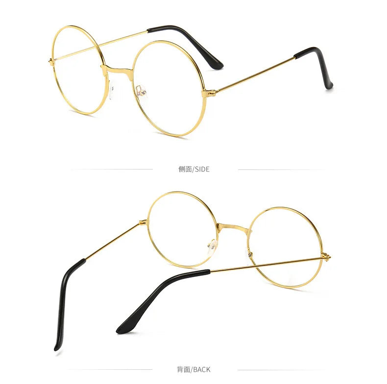 Lunettes rondes rétro – Ultra-légères et anti-lumière bleue