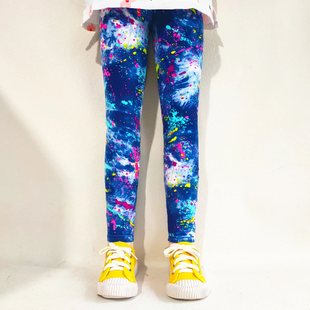 Pantalon skinny enfant – Style floral pour bouger avec légèreté