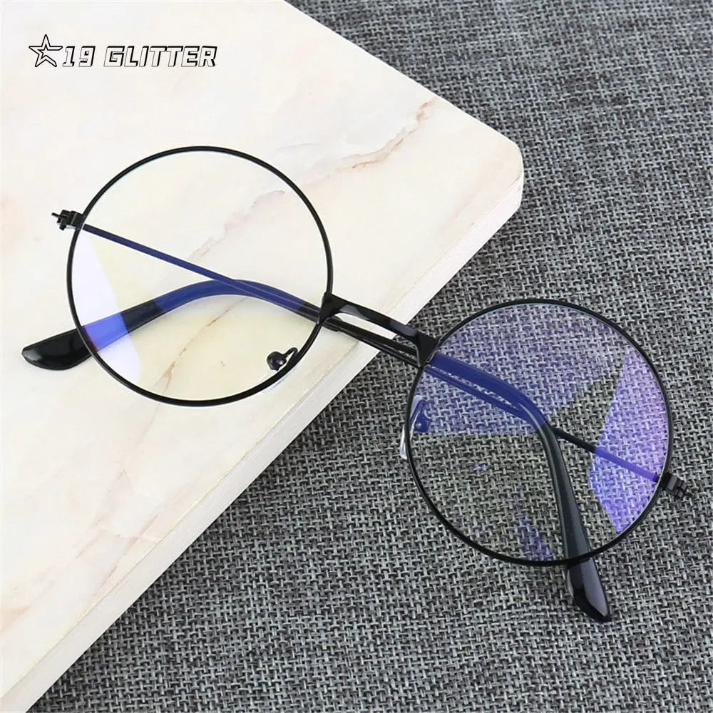Lunettes rondes rétro – Ultra-légères et anti-lumière bleue