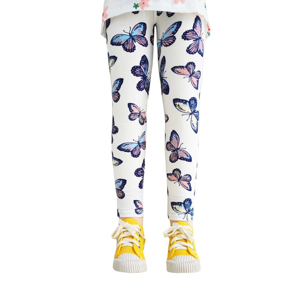 Pantalon skinny enfant – Style floral pour bouger avec légèreté