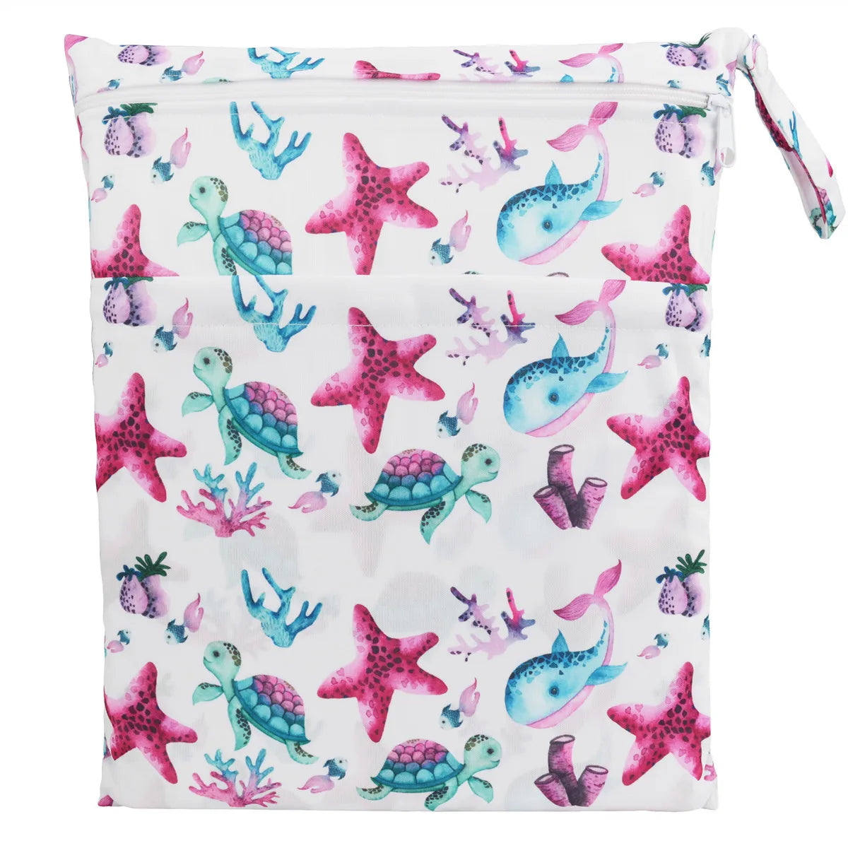 Sac imperméable bébé – Double poche, réutilisable et stylé