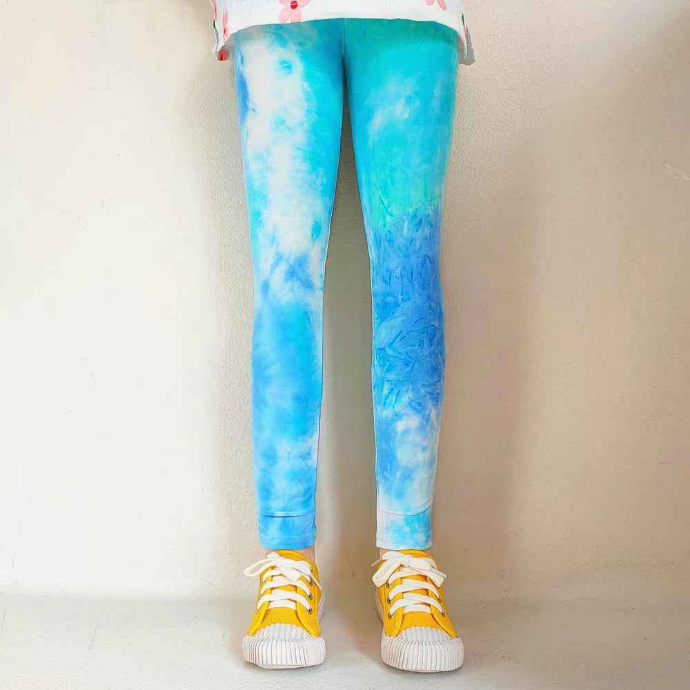 Pantalon skinny enfant – Style floral pour bouger avec légèreté