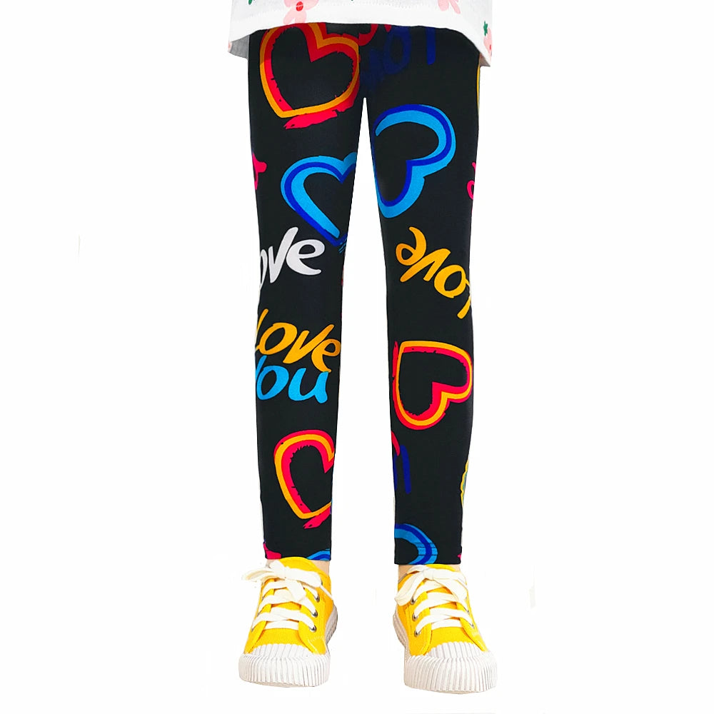 Pantalon skinny enfant – Style floral pour bouger avec légèreté