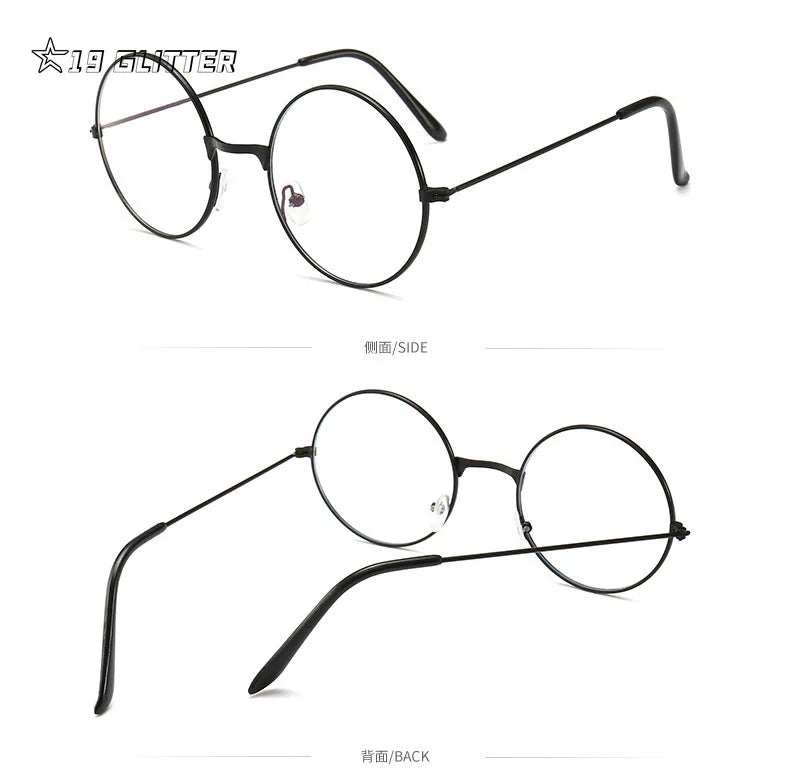 Lunettes rondes rétro – Ultra-légères et anti-lumière bleue