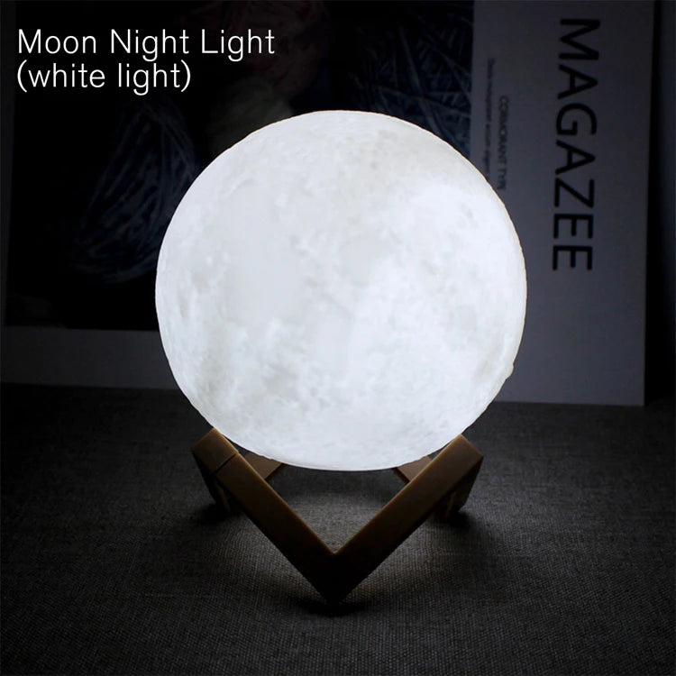 Lampe lune LED galaxie – Veilleuse enfant