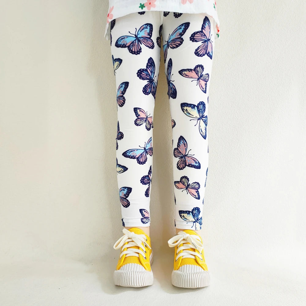 Pantalon skinny enfant – Style floral pour bouger avec légèreté