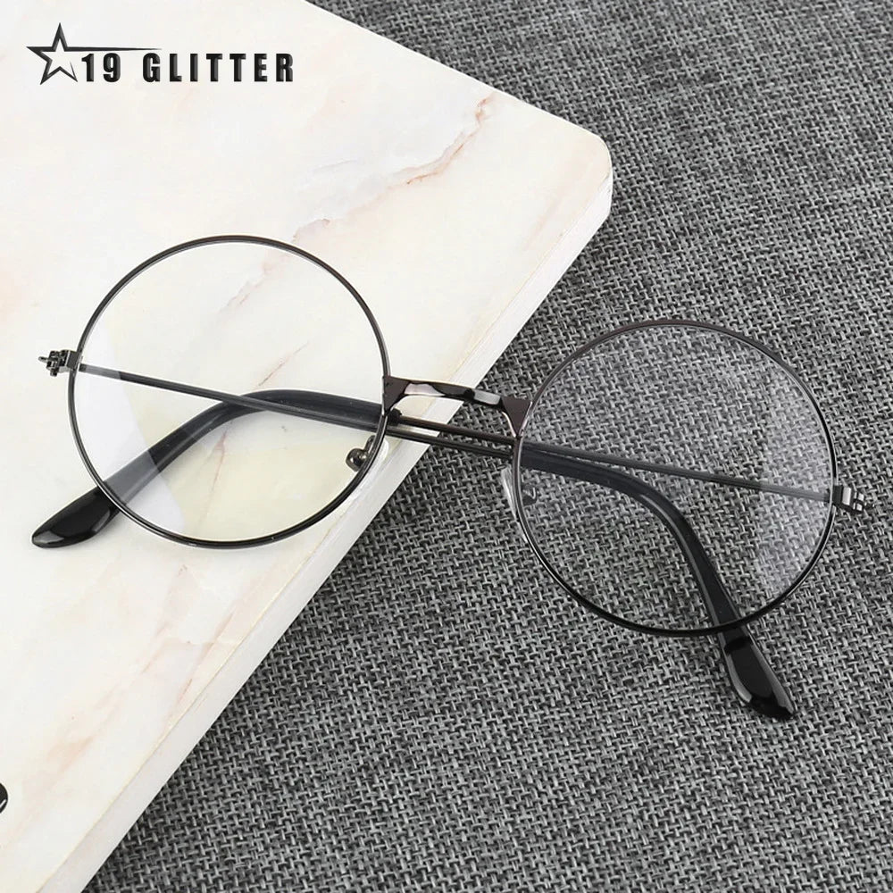 Lunettes rondes rétro – Ultra-légères et anti-lumière bleue