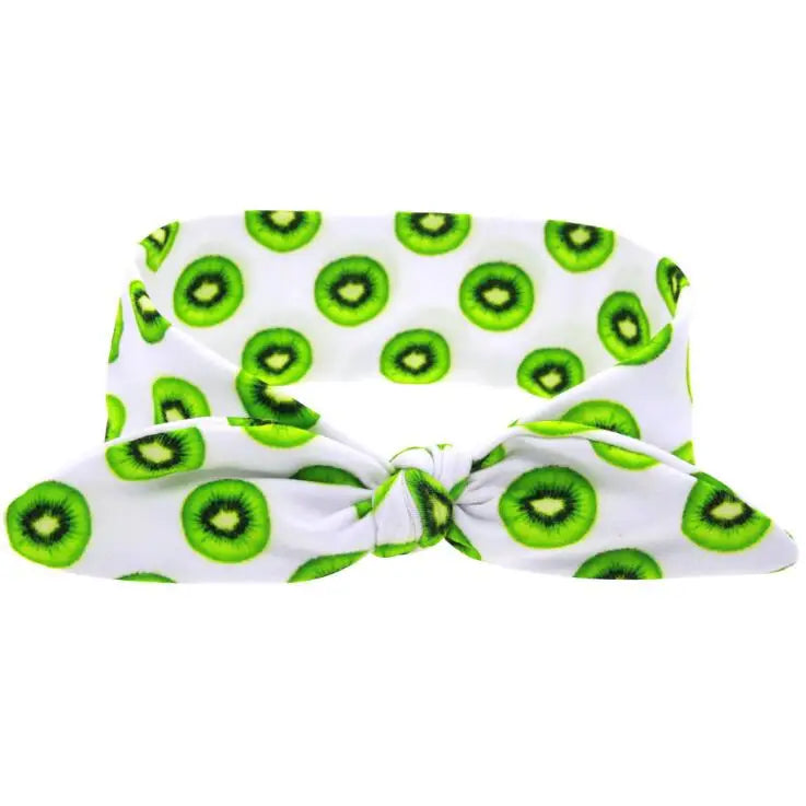 Bandeau bébé fille – Motifs fruits - doux et mignon
