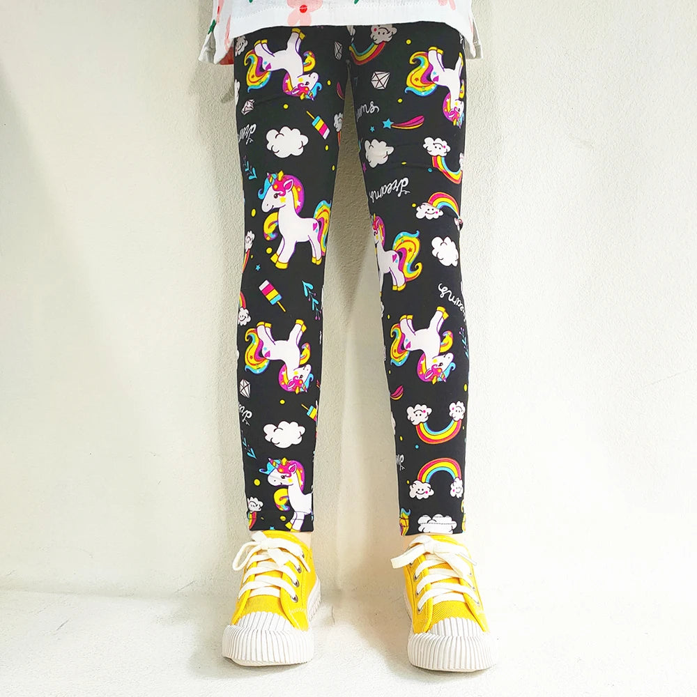 Pantalon skinny enfant – Style floral pour bouger avec légèreté