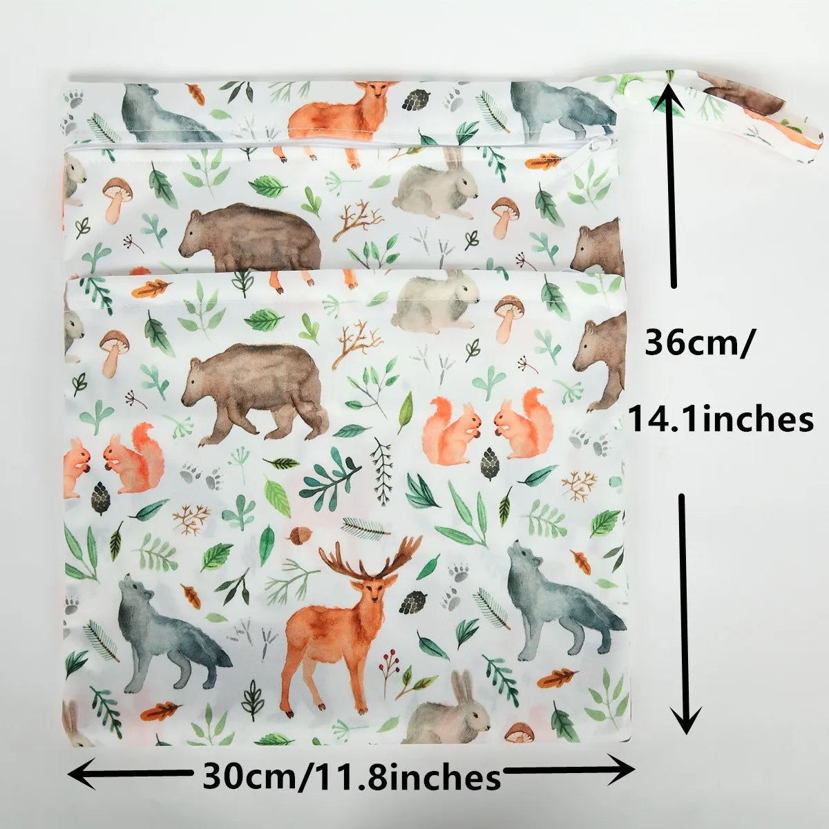 Sac imperméable bébé – Double poche, réutilisable et stylé