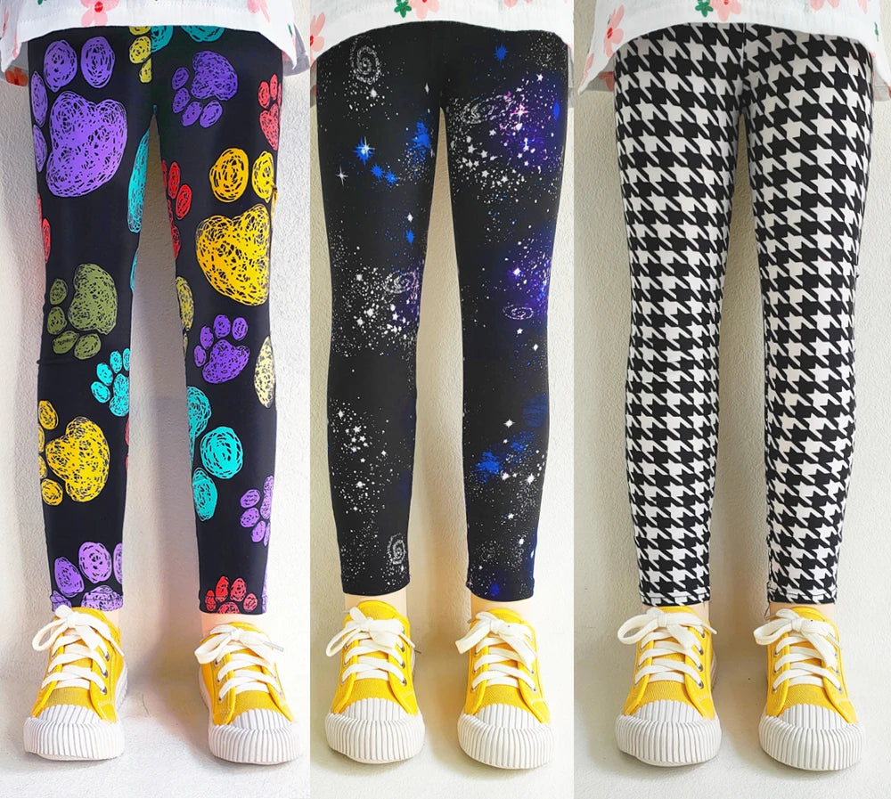 Pantalon skinny enfant – Style floral pour bouger avec légèreté