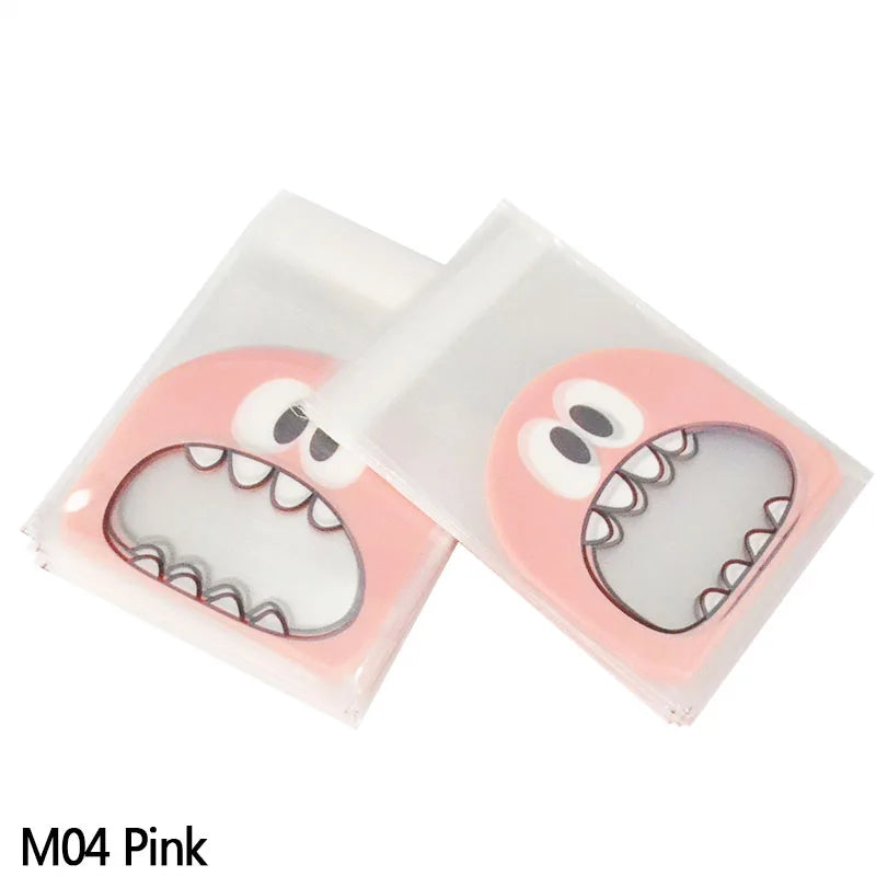 Sachets cadeaux monstres – 50/100 pcs, parfaits pour fêtes et anniversaires