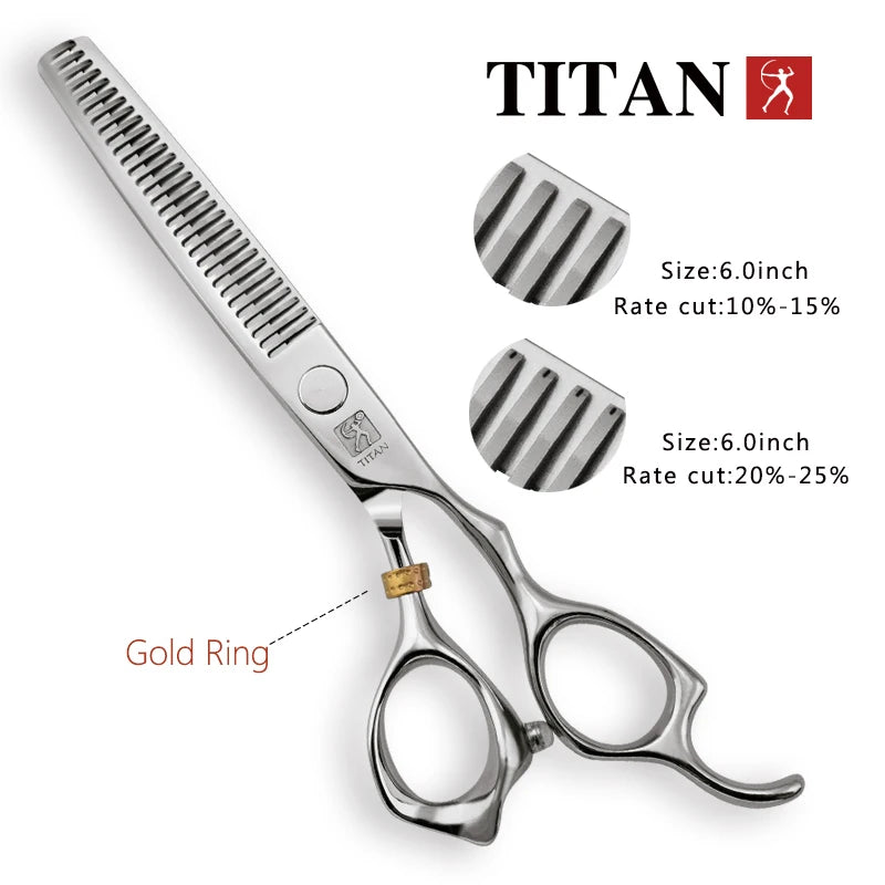 Ciseaux de coiffure Titan 3D – Précision pro pour salon ou usage perso