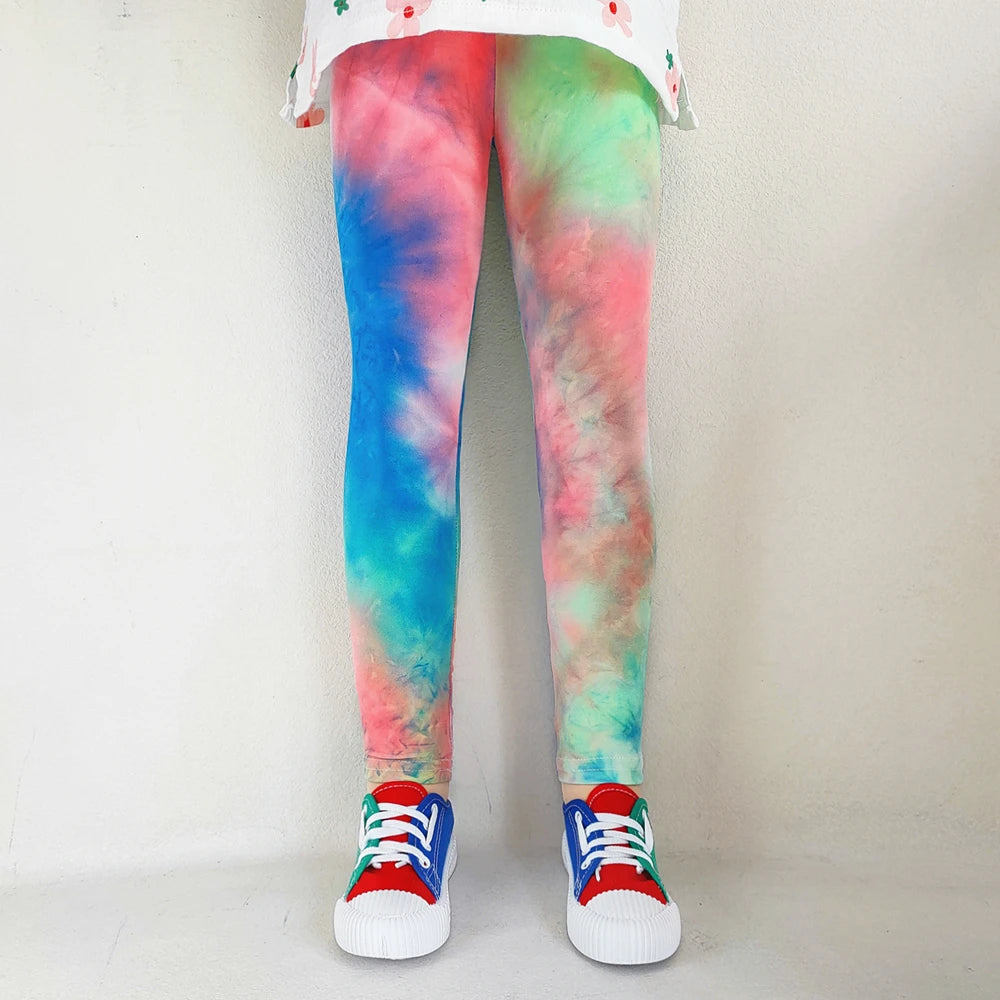 Pantalon skinny enfant – Style floral pour bouger avec légèreté