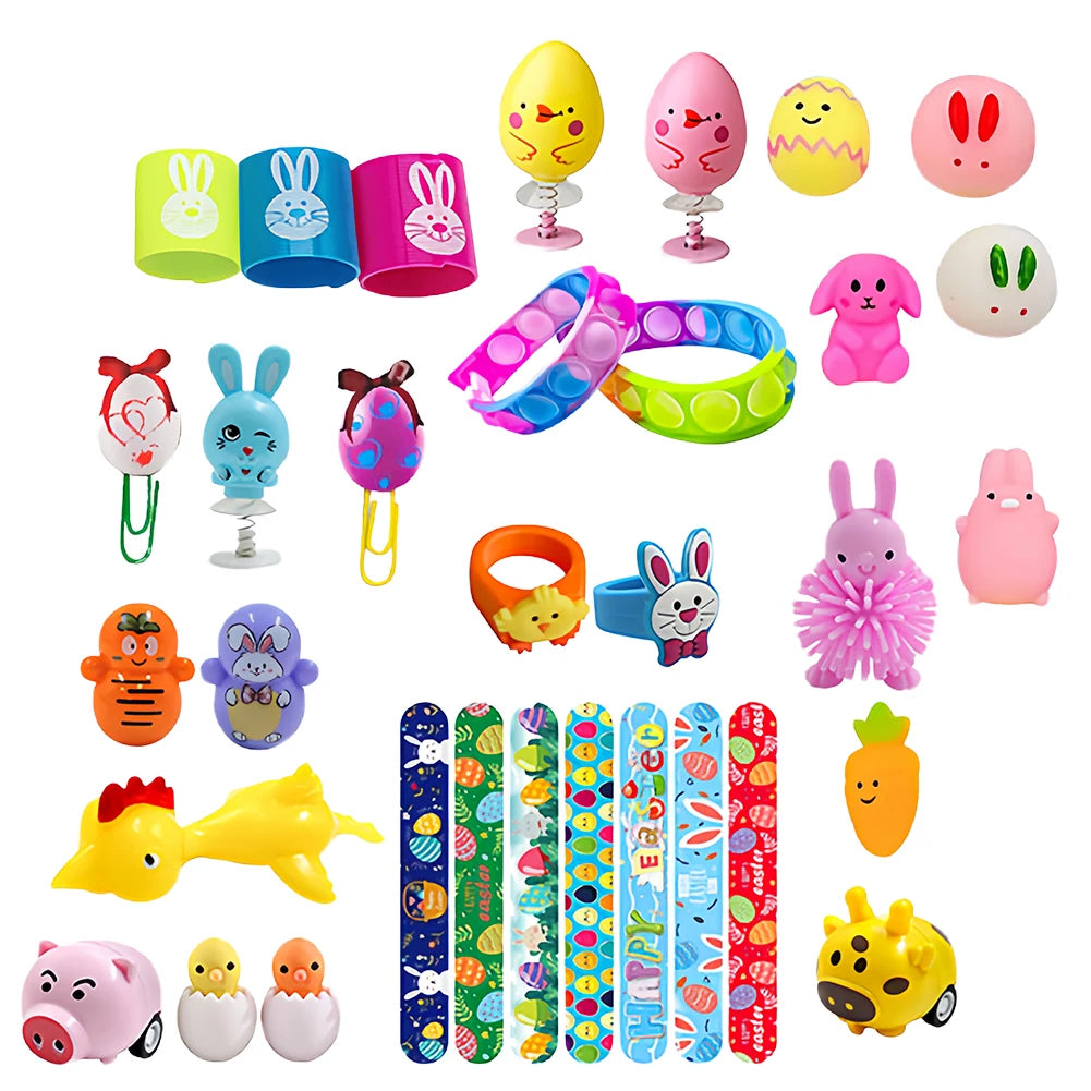 Œufs de Pâques surprises – Remplis de jouets anti-stress pour enfants