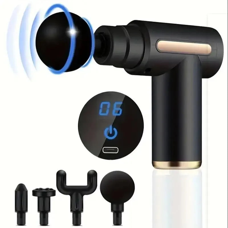 Pistolet de massage portable - Tout en un