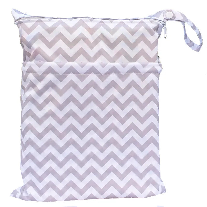 Sac imperméable bébé – Double poche, réutilisable et stylé