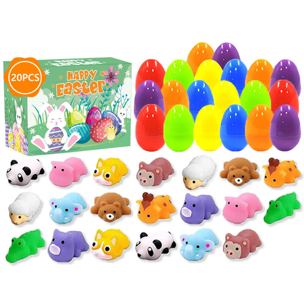 Œufs de Pâques surprises – Remplis de jouets anti-stress pour enfants