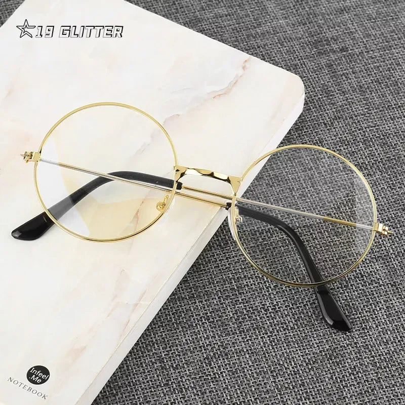 Lunettes rondes rétro – Ultra-légères et anti-lumière bleue