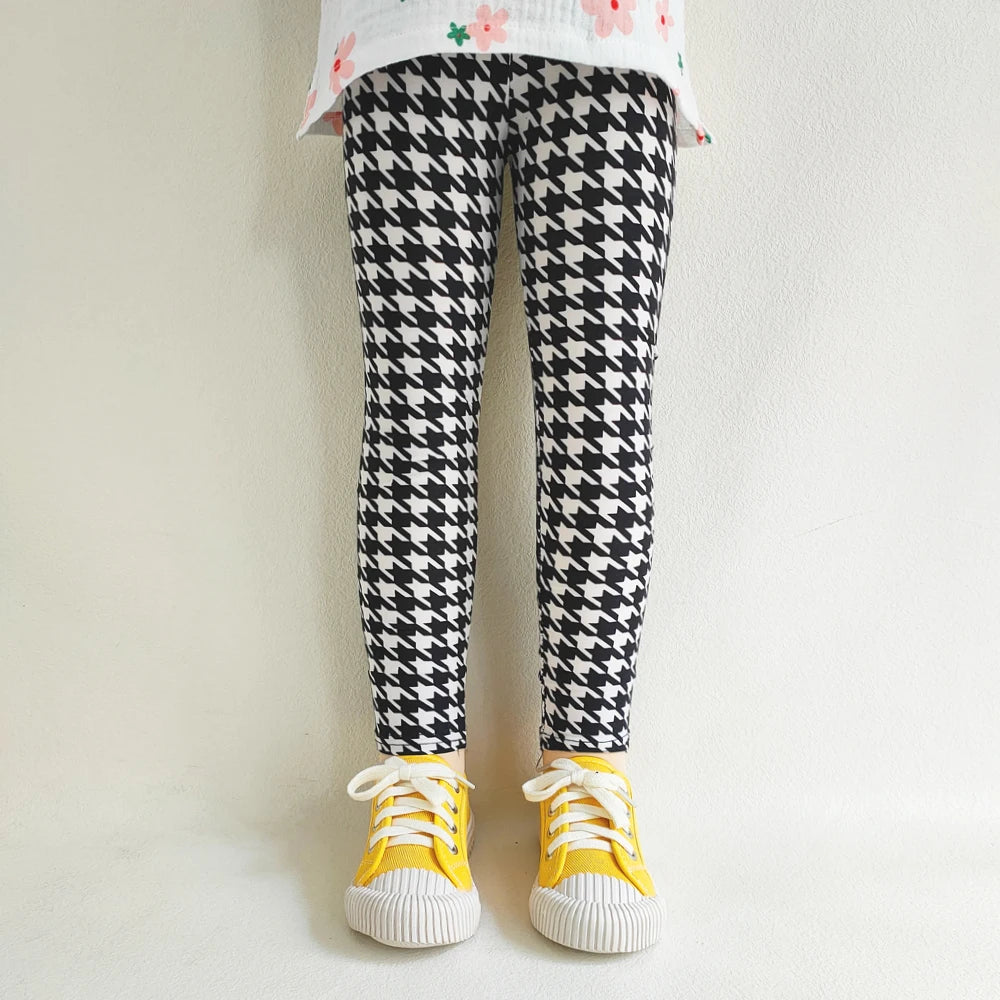 Pantalon skinny enfant – Style floral pour bouger avec légèreté