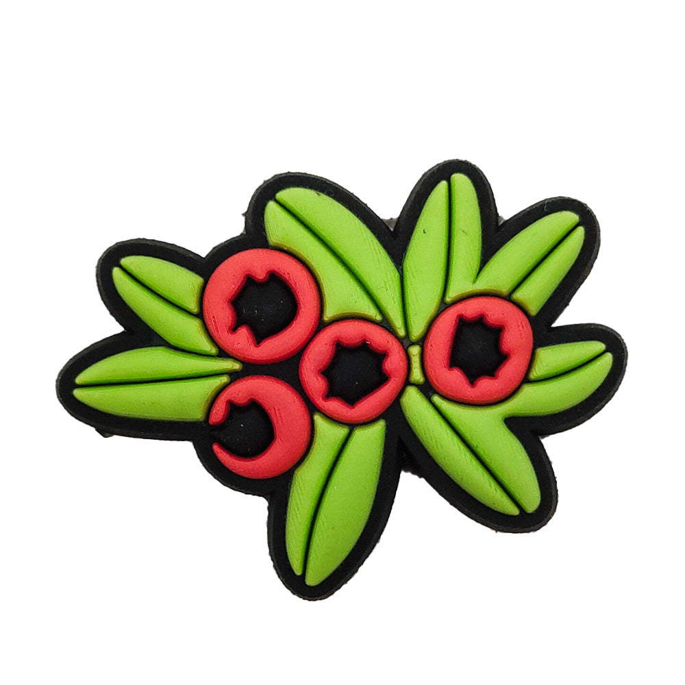 Clips déco chaussures – Motifs cartoon spécial Thanksgiving.